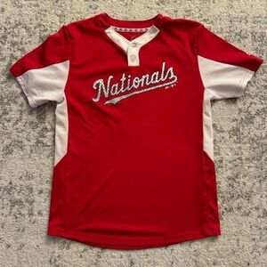 Youth Large Majestic Washington Nationals Baseball Jersey